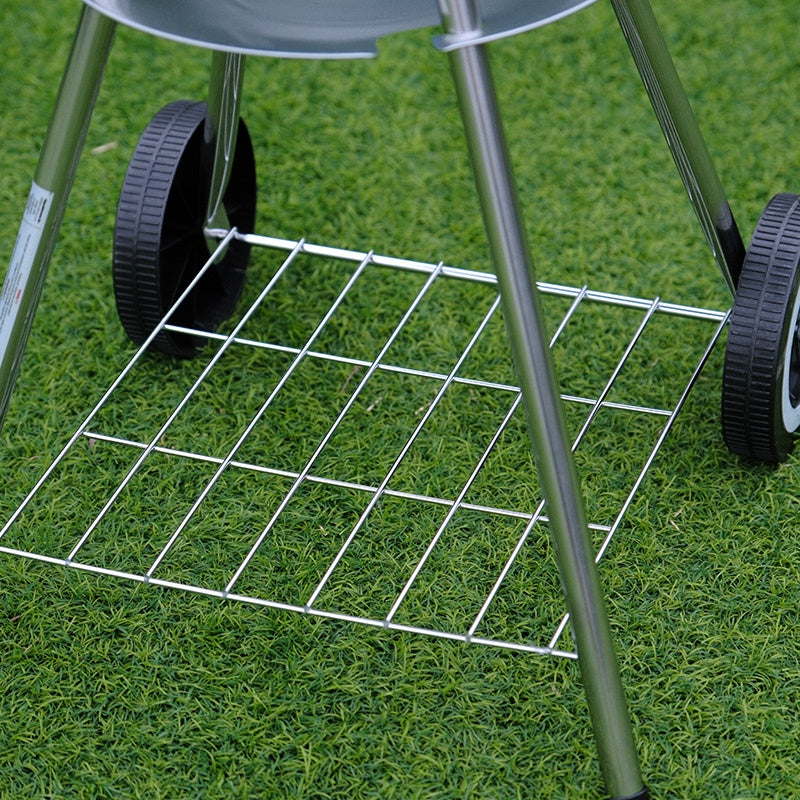 GRILL OGRODOWY WĘGLOWY Z POKRYWĄ OKRĄGŁY VL16 CZARNY VL16-BLACK