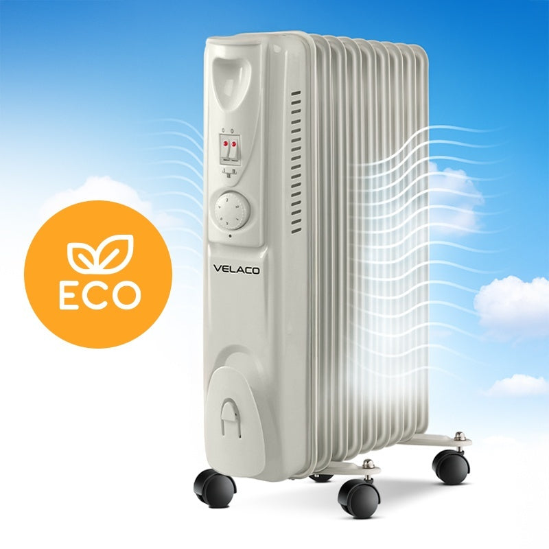 GRZEJNIK OLEJOWY ELEKTRYCZNY 9 ŻEBER TERMOSTAT MERAPI 2000 WAT MERAPI
