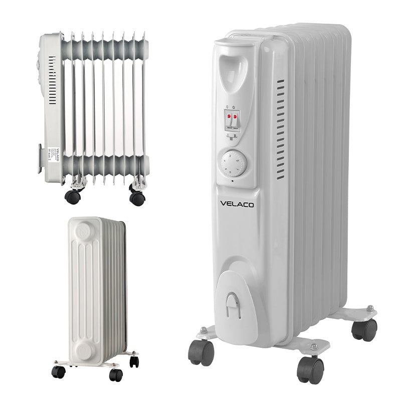 GRZEJNIK OLEJOWY ELEKTRYCZNY 9 ŻEBER TERMOSTAT MERAPI 2000 WAT MERAPI