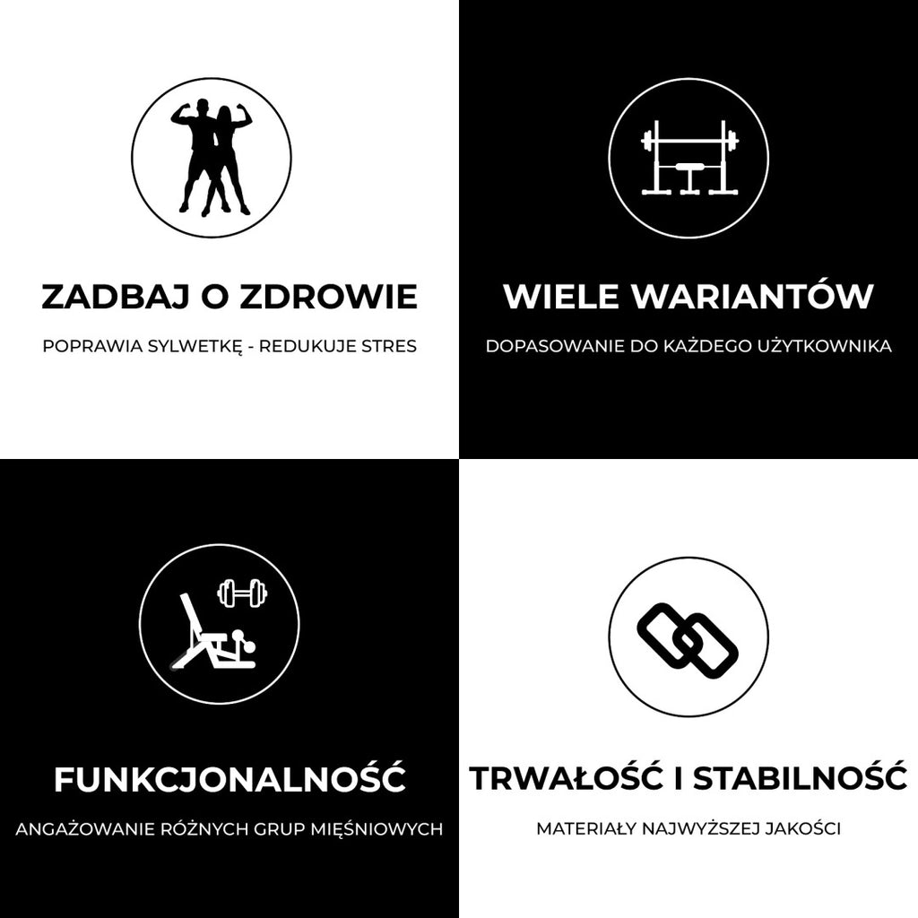 HANTLE BITUMICZNE REGULOWANE ZESTAW 2x10 KG+SZTANGA RP03-20 RP03-20