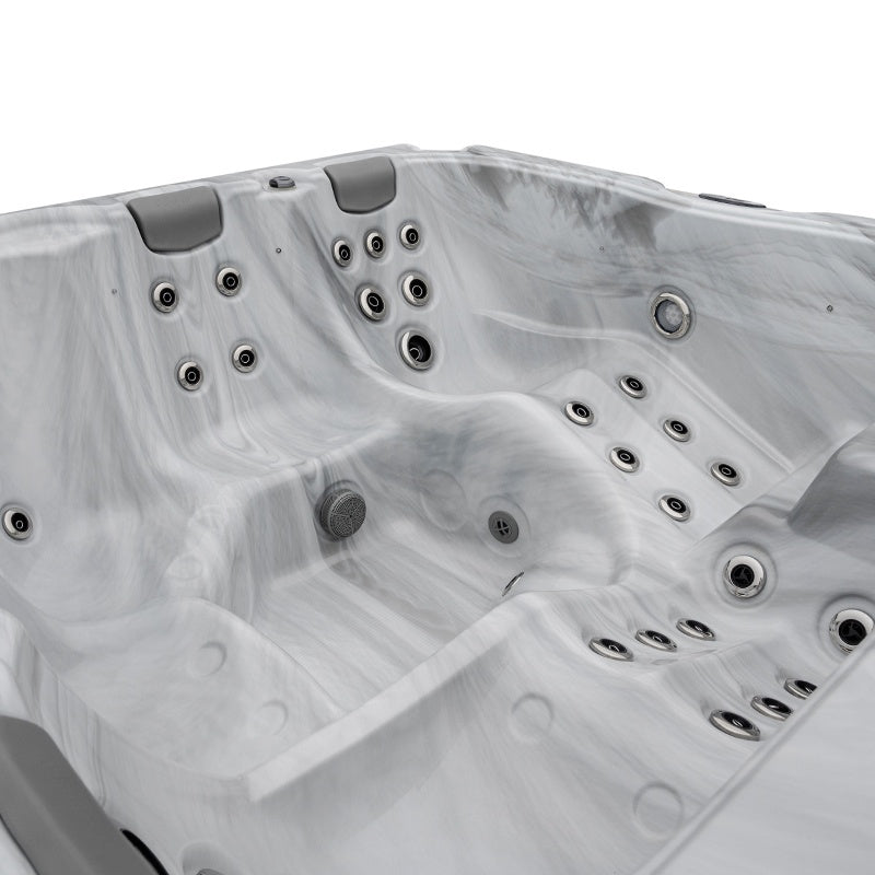 JACUZZI OGRODOWE WANNA BOKO BIAŁA OBUDOWA CZARNA 230x230 CM BOKO-4196