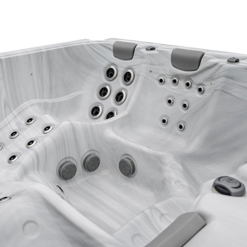 JACUZZI OGRODOWE WANNA BOKO BIAŁA OBUDOWA CZARNA 230x230 CM BOKO-4196