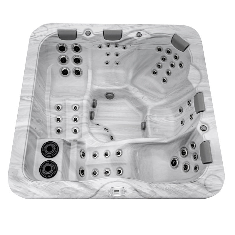 JACUZZI OGRODOWE WANNA BOKO BIAŁA OBUDOWA CZARNA 230x230 CM BOKO-4196
