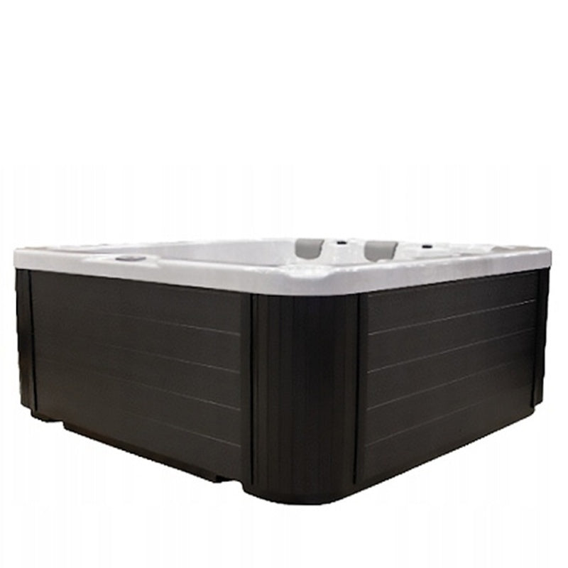 JACUZZI OGRODOWE WANNA BOKO BIAŁA OBUDOWA CZARNA 230x230 CM BOKO-4196