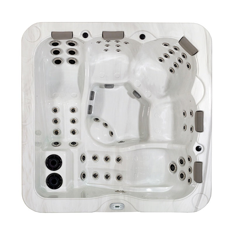 JACUZZI OGRODOWE WANNA BOKO BIAŁA OBUDOWA CZARNA 230x230 CM BOKO-4196