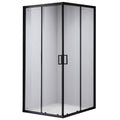 KABINA PRYSZNICOWA KWADRATOWA BL30B CZARNA 90x90 CM BL30B-90