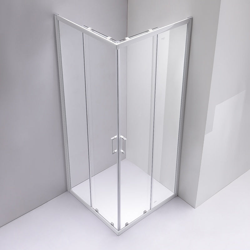 KABINA PRYSZNICOWA KWADRATOWA KZ93B BIAŁA 90x90 CM KZ93B-WH-90