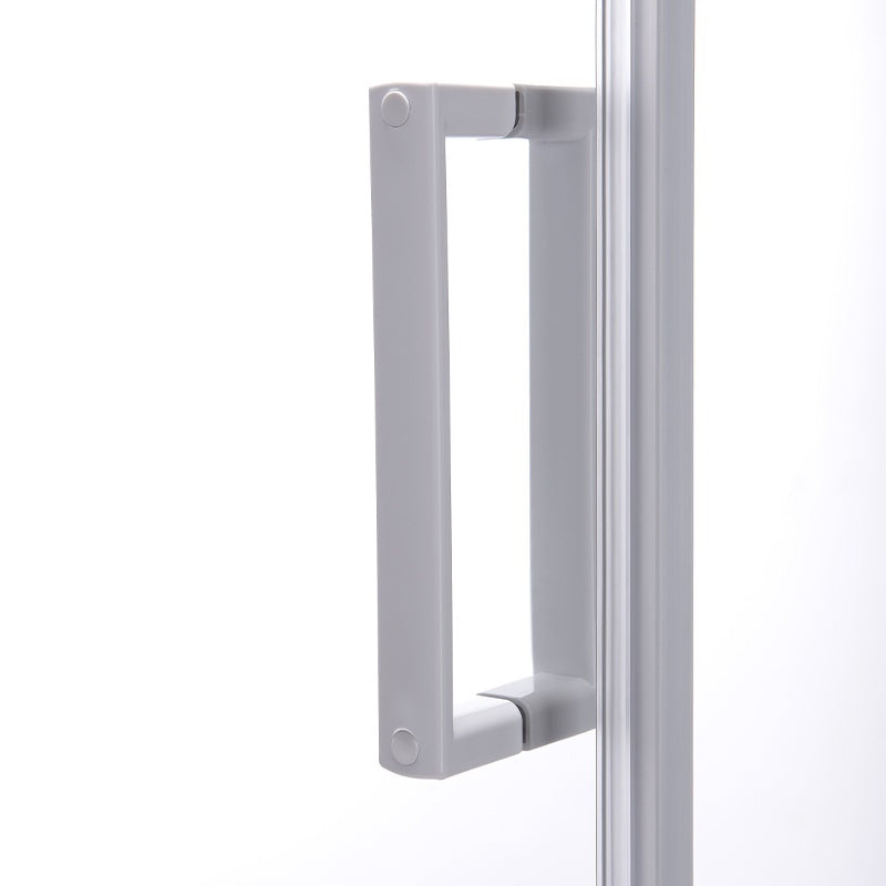 KABINA PRYSZNICOWA KWADRATOWA KZ93B BIAŁA 90x90 CM KZ93B-WH-90
