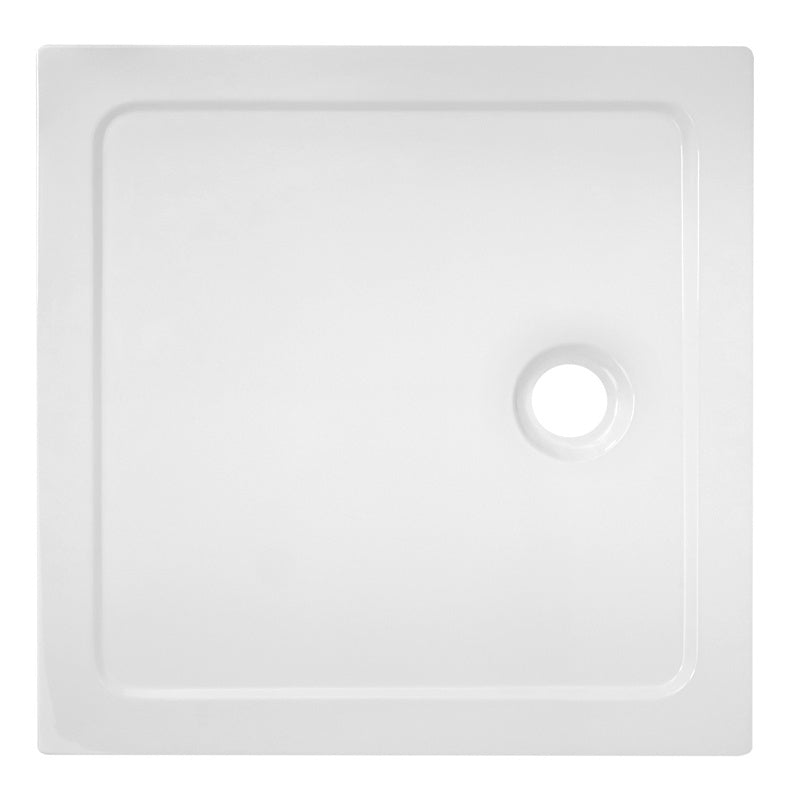 KABINA PRYSZNICOWA KWADRATOWA + BRODZIK KZ1290C/ST06A CHROM/BIAŁY 100x100CM KZ1290C+ST06A-WH