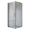 KABINA PRYSZNICOWA KWADRATOWA ZBR-900 CZARNA 90x90 CM ZBR-900