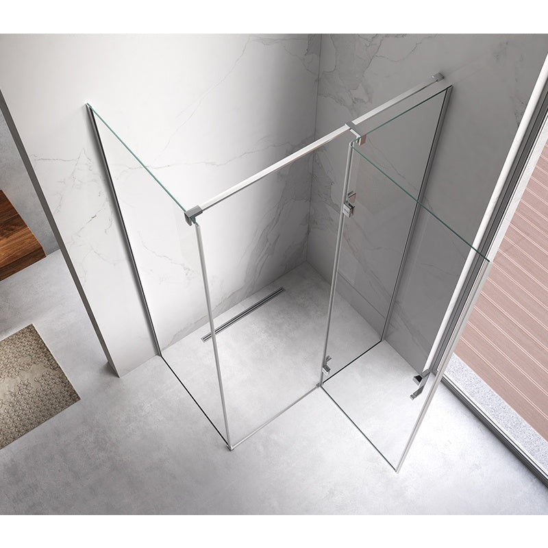 KABINA PRYSZNICOWA PROSTOKĄTNA KZ03B CHROM 110x90 CM KZ03B-110X90