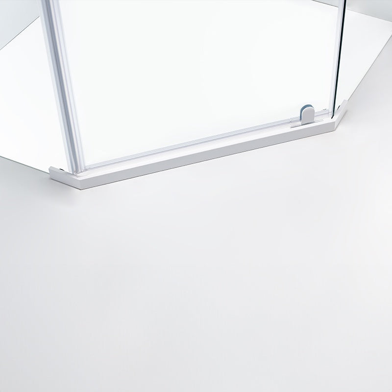KABINA PRYSZNICOWA PIĘCIOKĄTNA KZ91B BIAŁA 90x90 CM KZ91B-WH-90