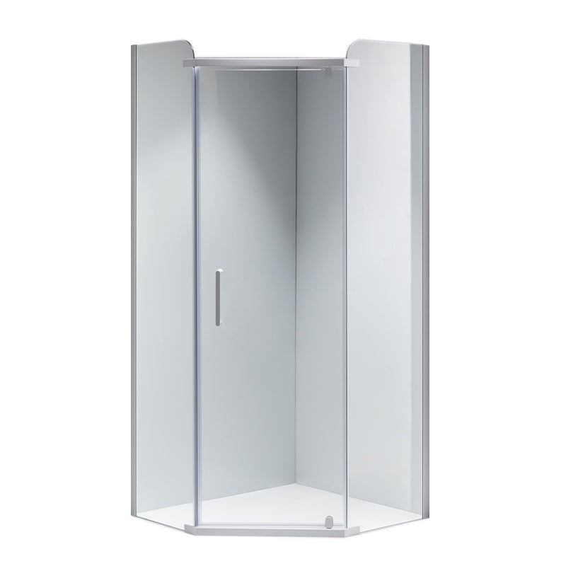 KABINA PRYSZNICOWA PIĘCIOKĄTNA KZ91B BIAŁA 90x90 CM KZ91B-WH-90