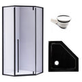 KABINA PRYSZNICOWA Z BRODZIKIEM 90X90 BS07B+ST07B BS07B+ST07B-BL