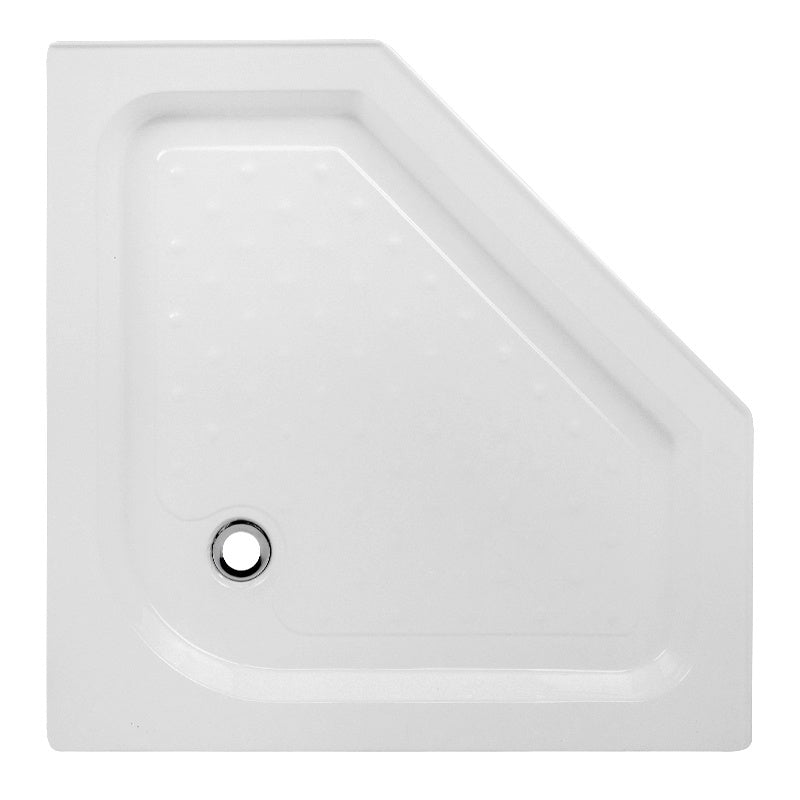 KABINA PRYSZNICOWA PIĘCIOKĄTNA + BRODZIK KZ4026A/SXL07A CZARNA/BIAŁY 80x80 KZ4026A-BL+SXL07A-WH