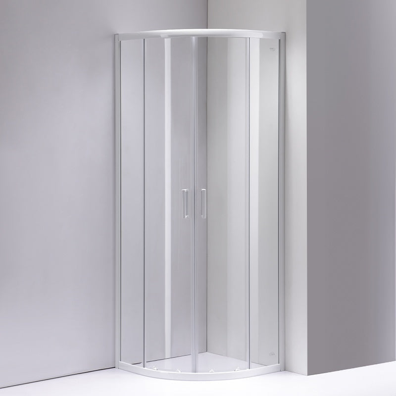 KABINA PRYSZNICOWA PÓŁOKRĄGŁA KZ94C BIAŁA 100x100 CM KZ94C-WH-100