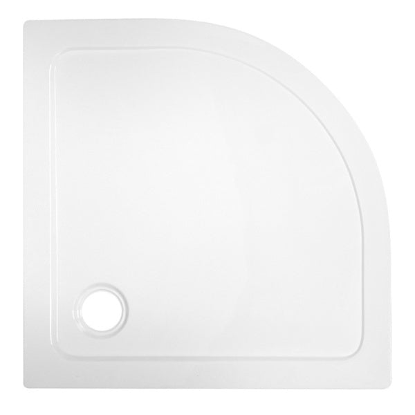 KABINA PRYSZNICOWA PÓŁOKRĄGŁA Z BORDZIKIEM BS01B/ST01B CZARNA/BIAŁY 90x90CM BS01B+ST01B-WH