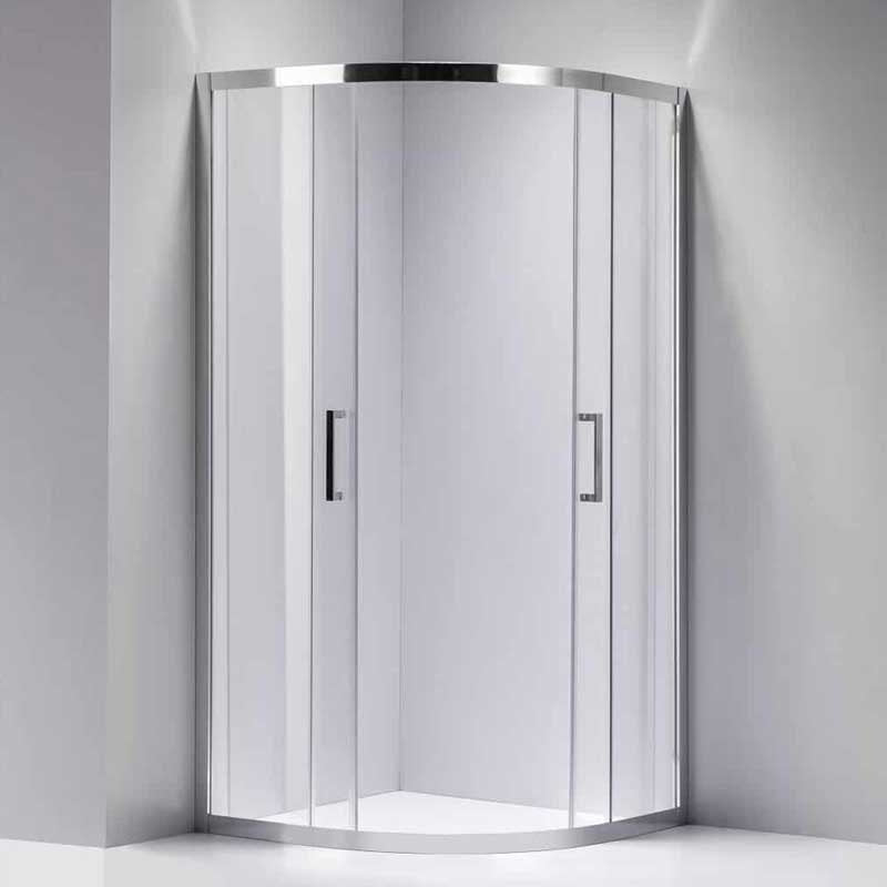KABINA PRYSZNICOWA PÓŁOKRĄGŁA ZKM-119 CHROM 100x100 CM ZKM-119