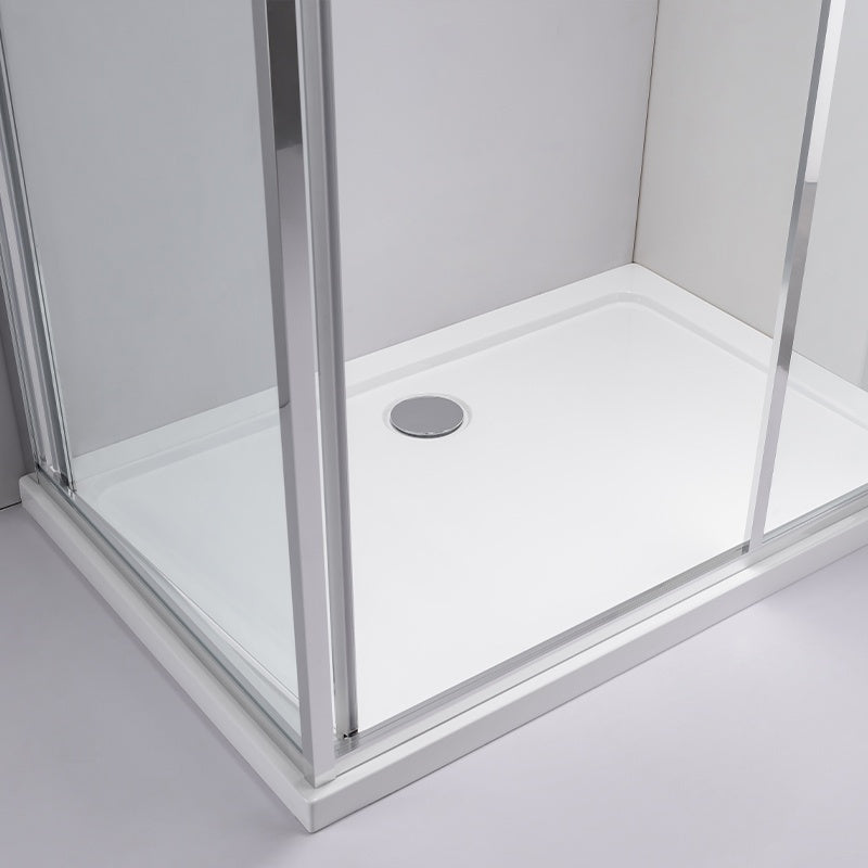 KABINA PRYSZNICOWA PROSTOKĄTNA KIRA CHROM 110X90 CM KIRA-110X90