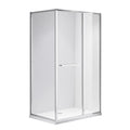 KABINA PRYSZNICOWA PROSTOKĄTNA KIRA CHROM 120X80 CM KIRA-120X80