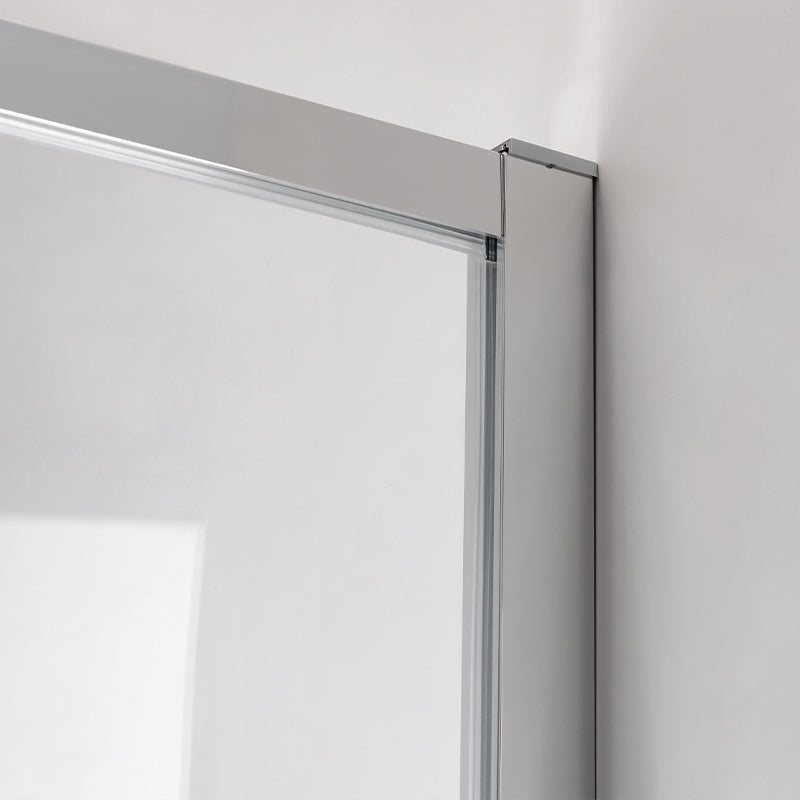 KABINA PRYSZNICOWA PROSTOKĄTNA KIRA CHROM 90X80 CM KIRA-90X80