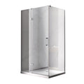 KABINA PRYSZNICOWA PROSTOKĄTNA KZ02B CHROM 100x80 CM KZ02B-100X80