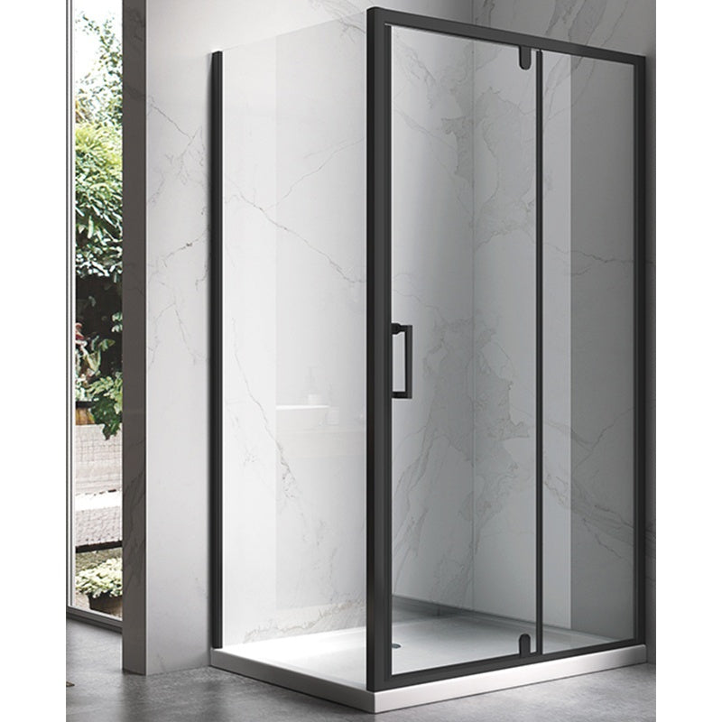 KABINA PRYSZNICOWA PROSTOKĄTNA KZ06B CZARNA 100x80 CM KZ06B-BL-100X80