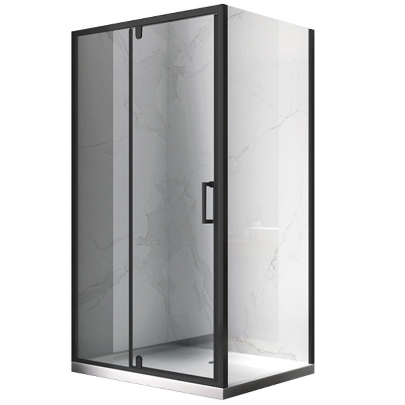 KABINA PRYSZNICOWA PROSTOKĄTNA KZ06D CZARNA 120x80 CM KZ06D-BL-120X80