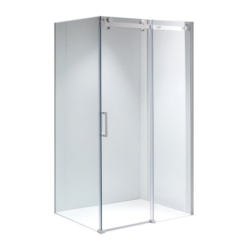KABINA PRYSZNICOWA PROSTOKĄTNA KZ202A BIAŁA 100x90 CM KZ202A-WH-100X90
