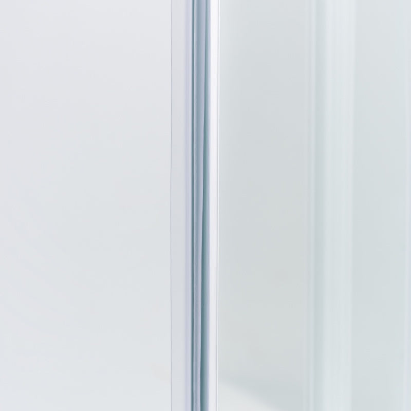 KABINA PRYSZNICOWA PROSTOKĄTNA KZ203A BIAŁA 100x80 CM KZ203A-WH-100X80