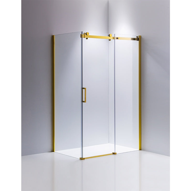 KABINA PRYSZNICOWA PROSTOKĄTNA KZ203B ZŁOTA 110x80 CM KZ203B-GL-110X80