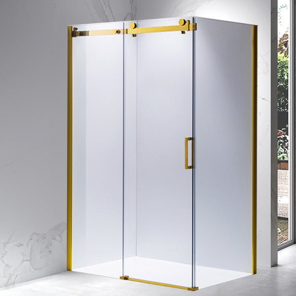 KABINA PRYSZNICOWA PROSTOKĄTNA KZ203B ZŁOTA 110x80 CM KZ203B-GL-110X80