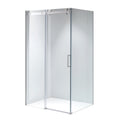 KABINA PRYSZNICOWA PROSTOKĄTNA KZ203C BIAŁA 120x80 CM KZ203C-WH-120X80