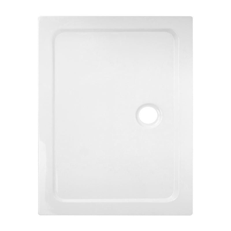KABINA PRYSZNICOWA PROSTOKĄTNA Z BRODZIKIEM KZ02A/ST03E CHROM/BIAŁY 90x80CM KZ02A+ST03E-WH