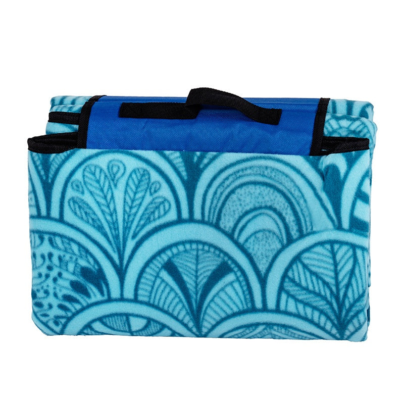 KOC PIKNIKOWY WODOODPORNY MATA PLAŻOWA Z IZOLACJĄ SANDY 1A NIEBIESKI 2x2 M SANDY-1A