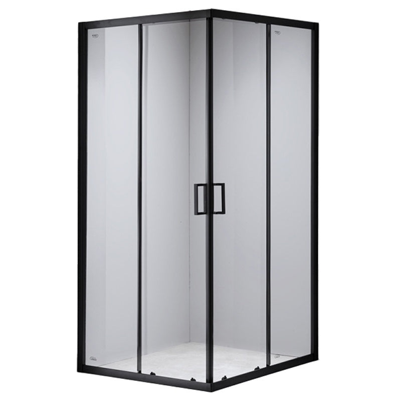 KABINA PRYSZNICOWA KWADRATOWA BL31B CZARNA 90x90 CM BL31B-90