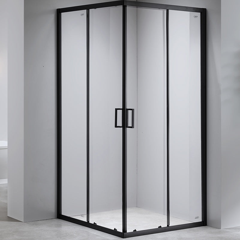 KABINA PRYSZNICOWA KWADRATOWA BL31B CZARNA 90x90 CM BL31B-90