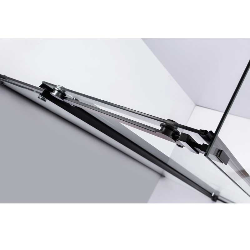 KABINA PRYSZNICOWA PROSTOKĄTNA BS14C CZARNA 120x90 CM BS14C-120X90