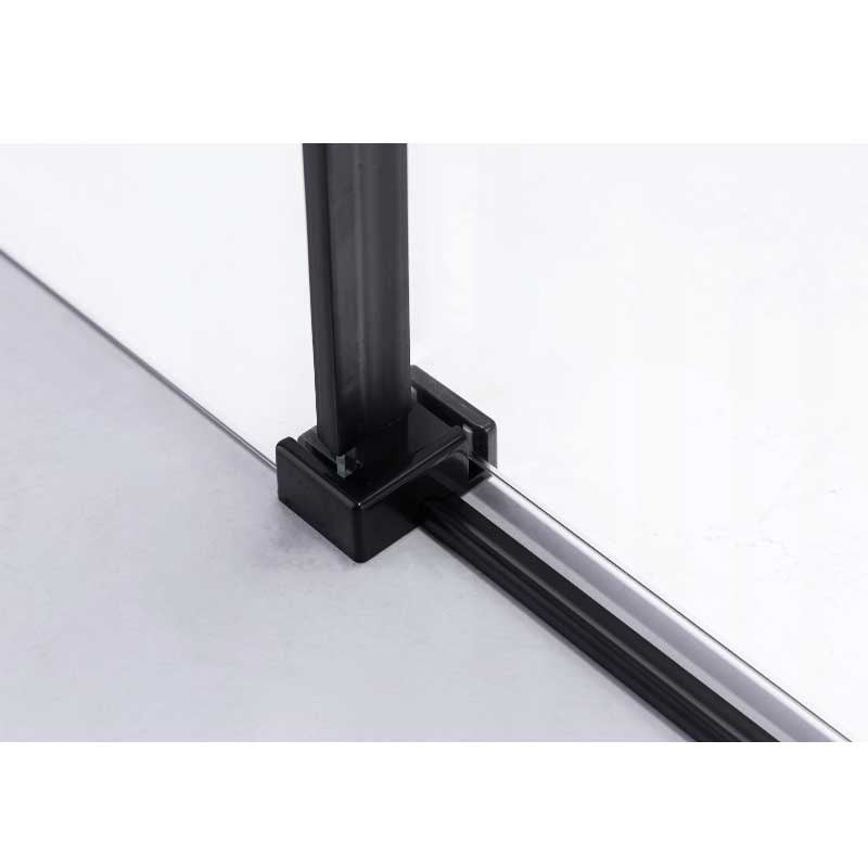 KABINA PRYSZNICOWA PROSTOKĄTNA BS14C CZARNA 120x90 CM BS14C-120X90