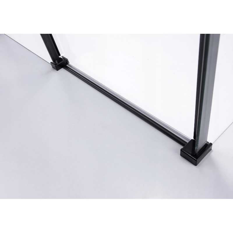 KABINA PRYSZNICOWA PROSTOKĄTNA BS14C CZARNA 120x90 CM BS14C-120X90