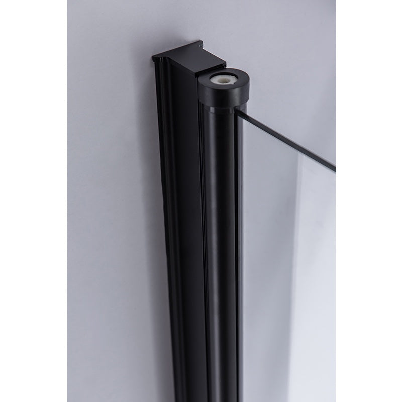 KABINA PRYSZNICOWA KWADRATOWA BS04A CZARNA 80x80 CM BS04A-80