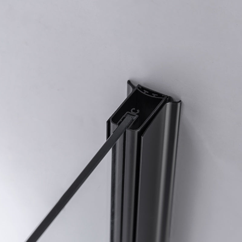 KABINA PRYSZNICOWA KWADRATOWA BS04A CZARNA 80x80 CM BS04A-80