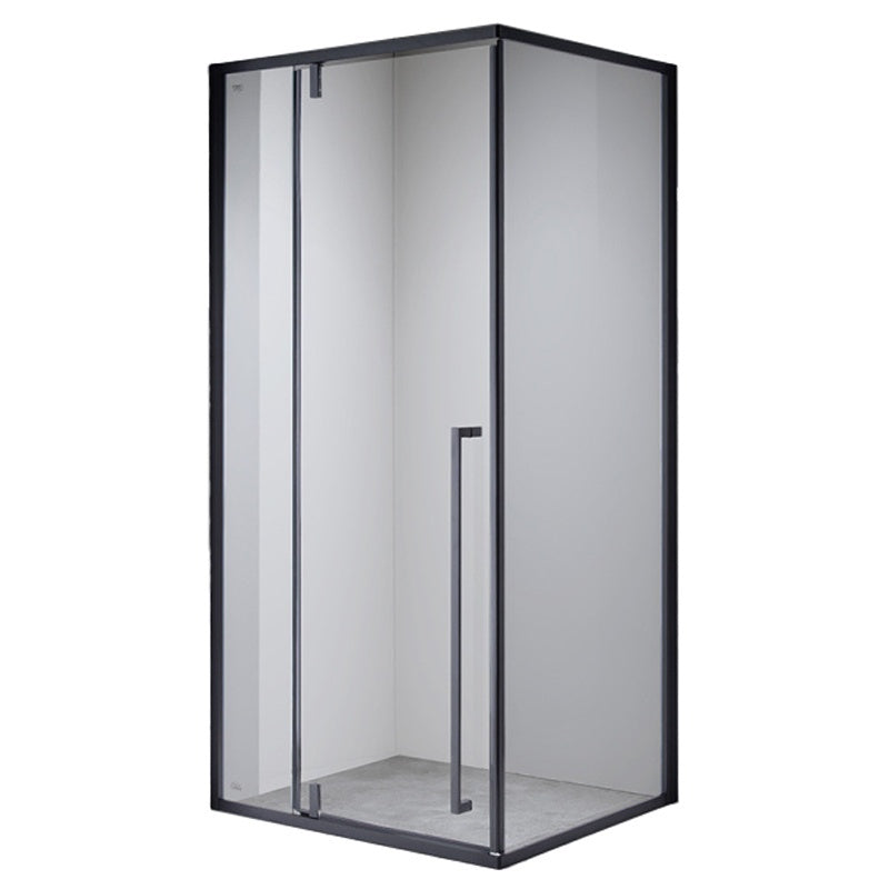 KABINA PRYSZNICOWA PROSTOKĄTNA BS12A CZARNA 100x80 BS12A-100X80