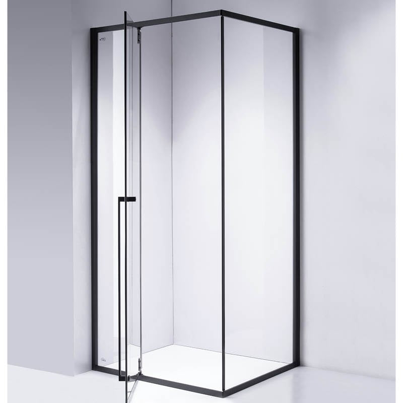 KABINA PRYSZNICOWA PROSTOKĄTNA BS12C CZARNA 120x80 CM BS12C-120X80