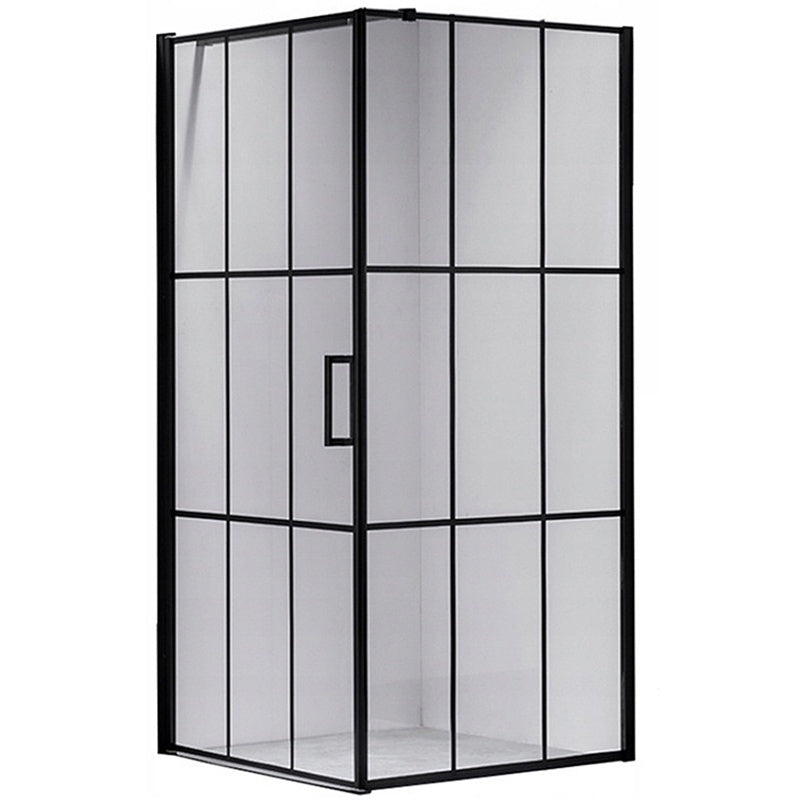 KABINA PRYSZNICOWA KWADRATOWA BS13A CZARNA 80x80 CM BS13A-80