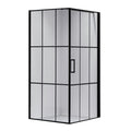 KABINA PRYSZNICOWA KWADRATOWA BS13B CZARNA 90x90 CM BS13B-90