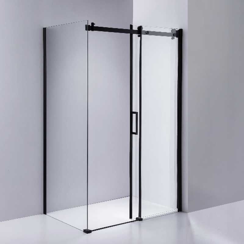 KABINA PRYSZNICOWA PROSTOKĄTNA BS15C CZARNA 120x80 CM BS15C-120X80