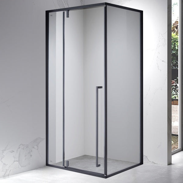 KABINA PRYSZNICOWA PROSTOKĄTNA BS16B CZARNA 110x90 CM BS16B-110X90