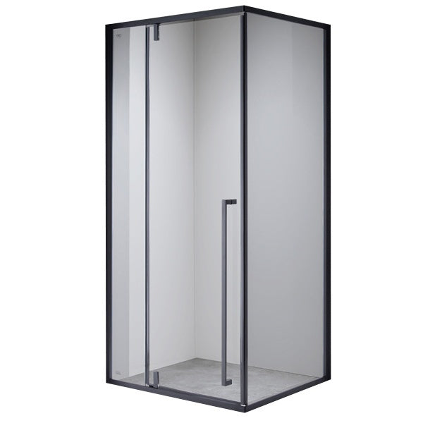KABINA PRYSZNICOWA PROSTOKĄTNA BS16B CZARNA 110x90 CM BS16B-110X90