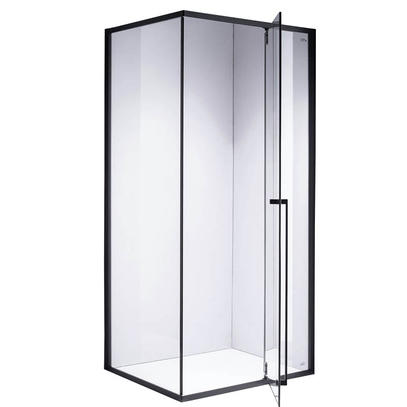 KABINA PRYSZNICOWA PROSTOKĄTNA BS16C CZARNA 120x90 CM BS16C-120X90